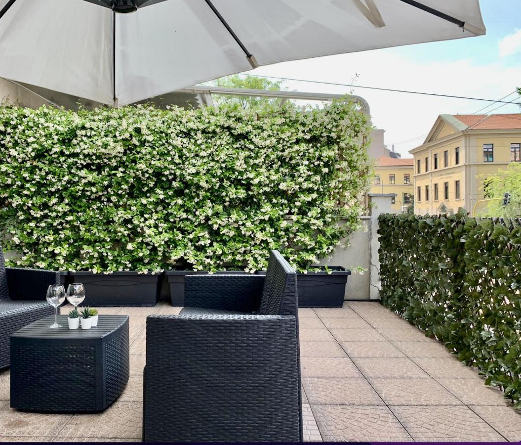 Bright Terrace In Milano Apartman Kültér fotó